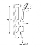 SET BARRA DUCHA EUPHORIA GROHE